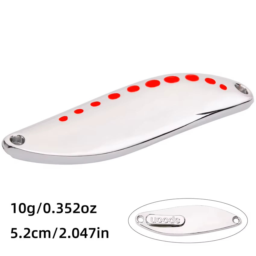 Metal Vib Leech Spinners Spoon Lures 2.5G 5G 7.5G 10G 15G 20G 25G 30G Artificial Bait Lure Fishing Tackle for Bass Pike Perch
