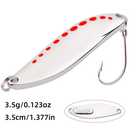 Metal Vib Leech Spinners Spoon Lures 2.5G 5G 7.5G 10G 15G 20G 25G 30G Artificial Bait Lure Fishing Tackle for Bass Pike Perch