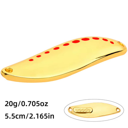 Metal Vib Leech Spinners Spoon Lures 2.5G 5G 7.5G 10G 15G 20G 25G 30G Artificial Bait Lure Fishing Tackle for Bass Pike Perch