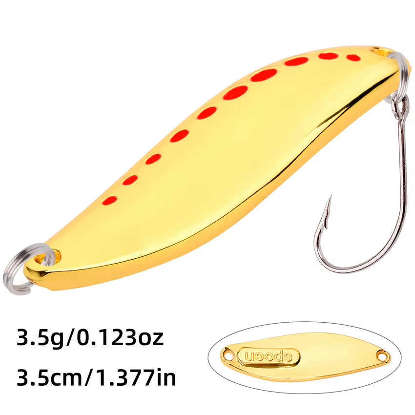 Metal Vib Leech Spinners Spoon Lures 2.5G 5G 7.5G 10G 15G 20G 25G 30G Artificial Bait Lure Fishing Tackle for Bass Pike Perch