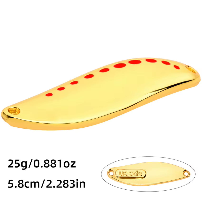 Metal Vib Leech Spinners Spoon Lures 2.5G 5G 7.5G 10G 15G 20G 25G 30G Artificial Bait Lure Fishing Tackle for Bass Pike Perch