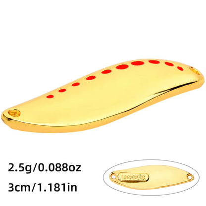 Metal Vib Leech Spinners Spoon Lures 2.5G 5G 7.5G 10G 15G 20G 25G 30G Artificial Bait Lure Fishing Tackle for Bass Pike Perch