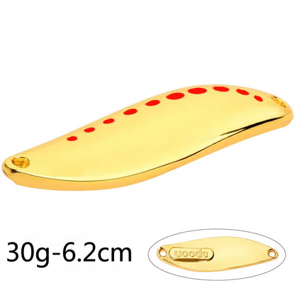 Metal Vib Leech Spinners Spoon Lures 2.5G 5G 7.5G 10G 15G 20G 25G 30G Artificial Bait Lure Fishing Tackle for Bass Pike Perch