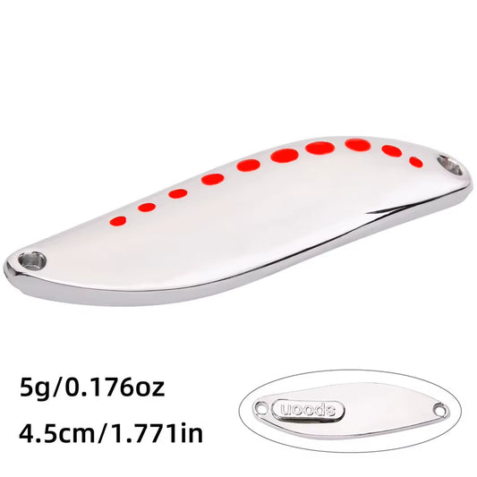 Metal Vib Leech Spinners Spoon Lures 2.5G 5G 7.5G 10G 15G 20G 25G 30G Artificial Bait Lure Fishing Tackle for Bass Pike Perch